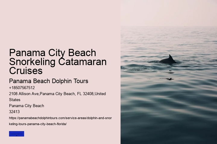 Panama City Beach Snorkeling Catamaran Cruises