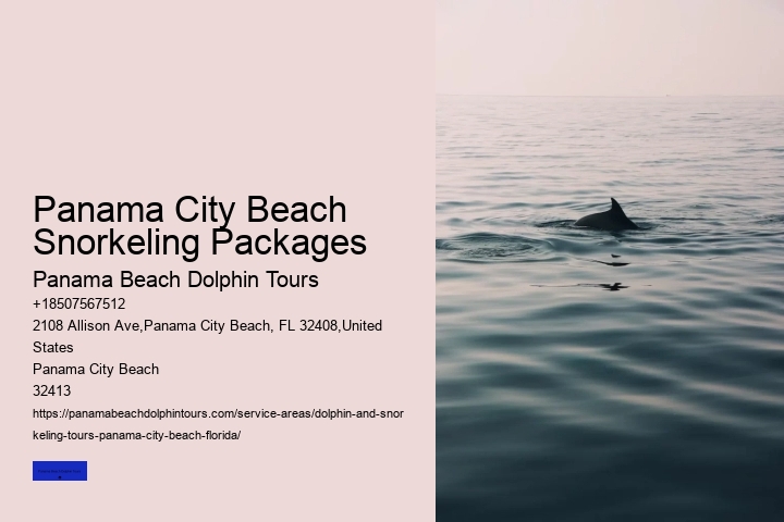 Panama City Beach Snorkeling Packages